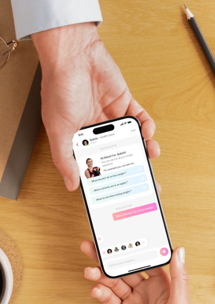 Fabio with his AI health coach